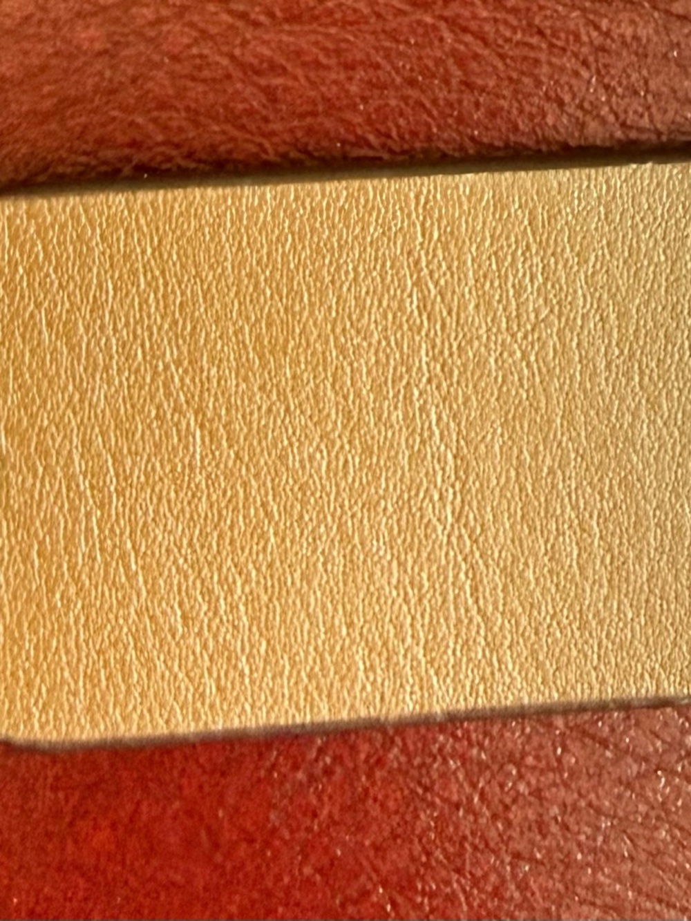 Coach leather tag on chain - Picture 5 of 5